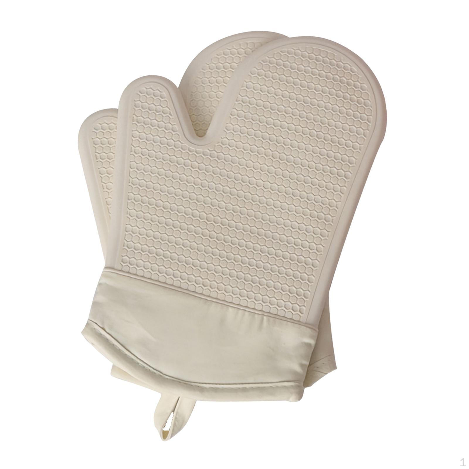 Oven Mitts and Pot Holder Set for Kitchen BBQ