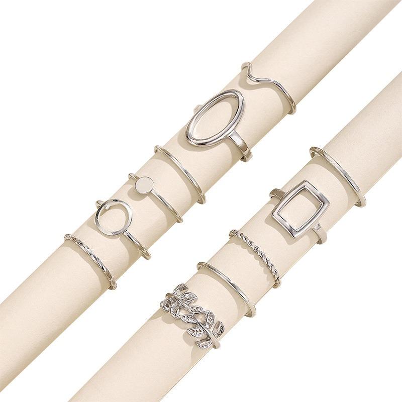 New Butterfly Ring Open Multi-joint Ring Set 2-piece Love Ring Female Design Sense Niche