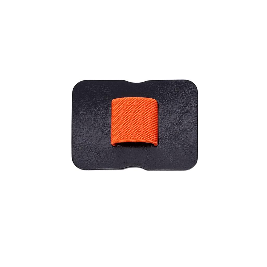 Self-Adhesive Leather Elastic Pen Holder for Desk - Stretchable Pen with Stick- Backing