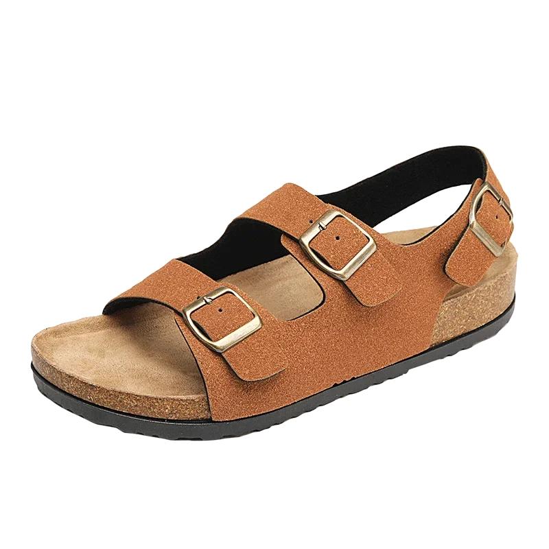

Women High Quality Soft Outdoor Casual Shoes Ladies All-Match Non-Slip Walking Shoes Cork Beach Summer Breathable Sandals 36