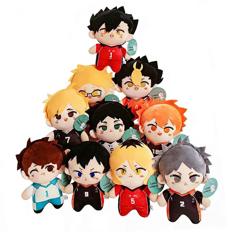 Anime Haikyuu Series Plush Cartoon Hinata Shoyo Tobio Kageyama Kei Tsukishima Stuffed Fans Collection Cute Gift For Friend