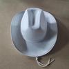 Cowboy Hat Women Men Western Adult Sun Hat Non-woven Fabric Cowgirl Hat Festival Theme Party Hat Fashion Accessory