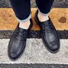 Slip-resistant Casual Leather Shoes Men's Soft Top Leather Shoes New Autumn Trendy Shoes Men's Soft Sole Ultra Soft Formal Shoes