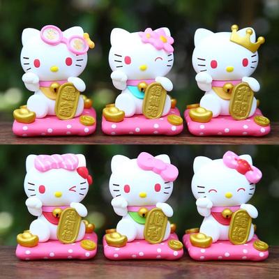 Creative Anime Cat Figure Toy for Desktop or Car Decor - Trendy Mystery Blind Box Ornaments
