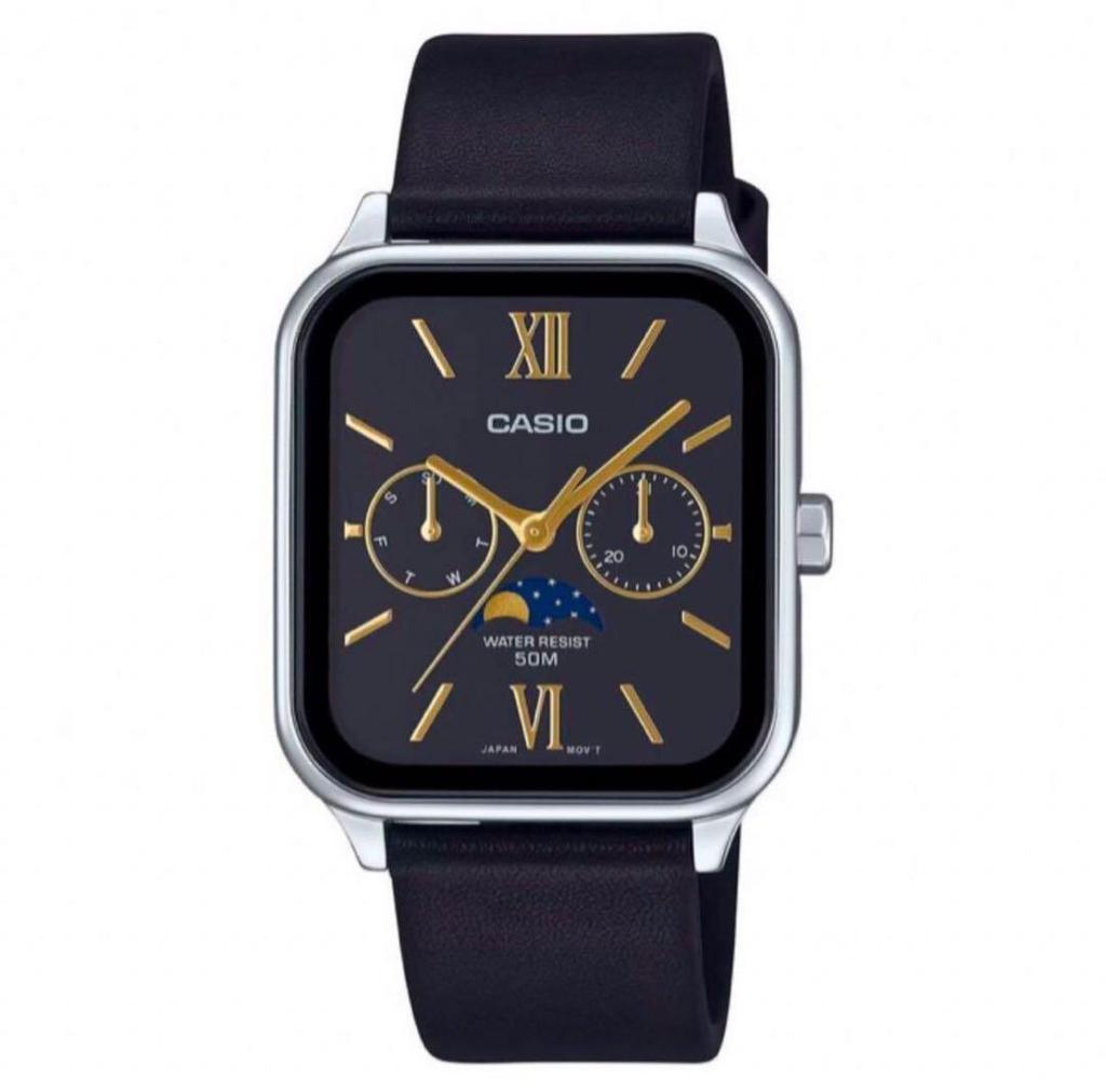 [USED] CASIO STANDARD MTP-M305 L Leather Strap Watch