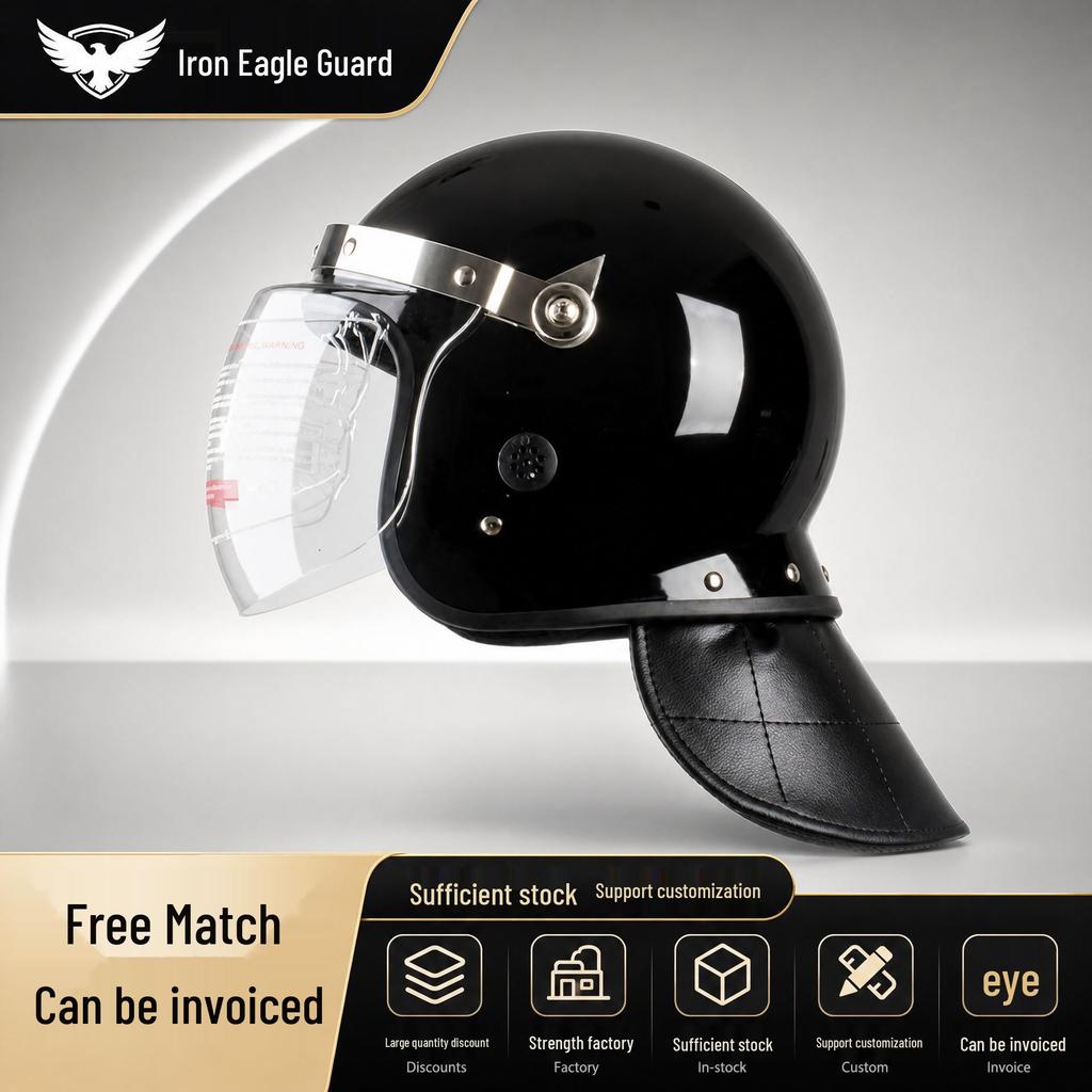 French Riot Half and Full Face Helmet: All-Season, Explosion-Proof Security for Men