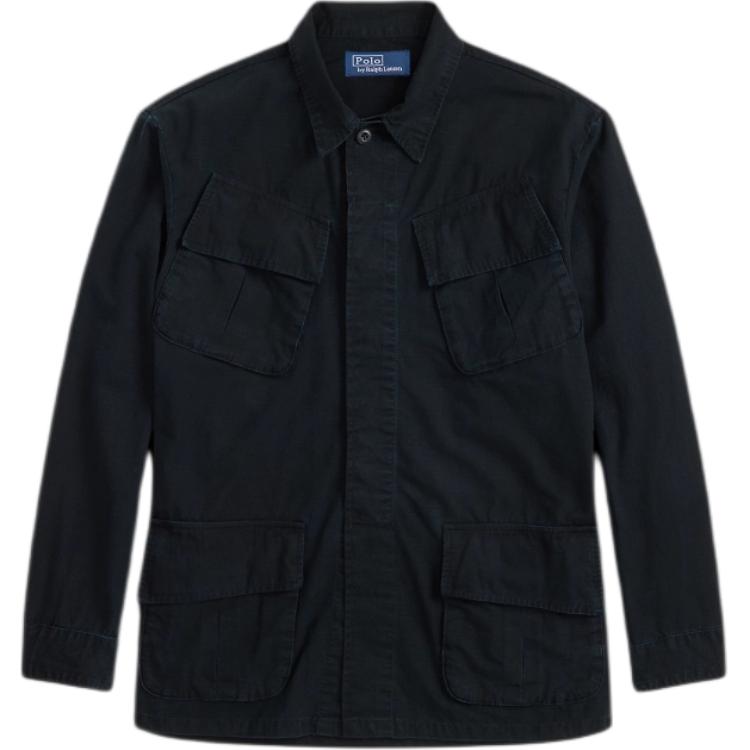 Polo Ralph Lauren Cotton Polo Collar Button Pocket Long Sleeve Shirt Men shirts MNPOWOV16824492-001