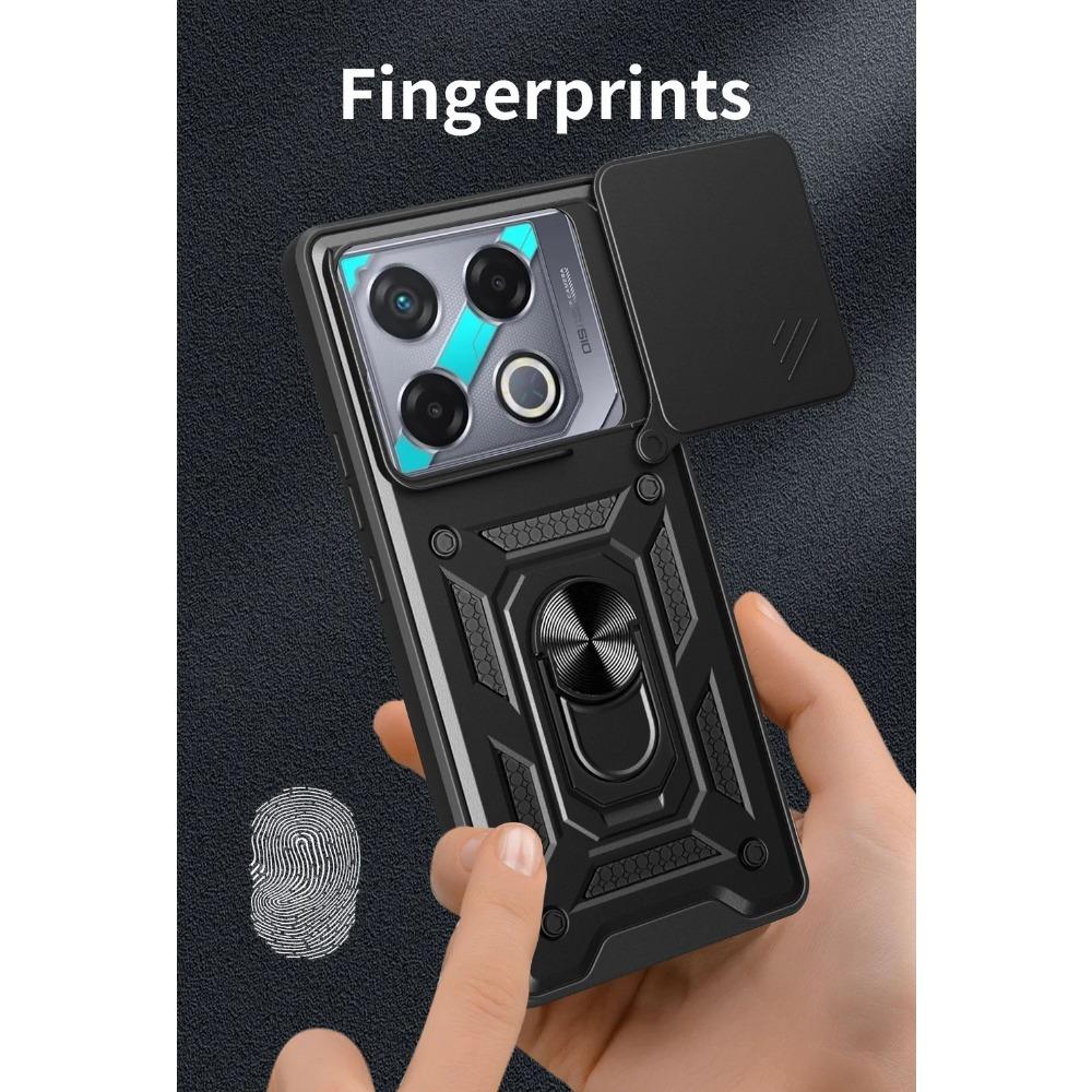 Military Armor Holder Camera Protect Case for INFINIX GT 20 Pro GT20 Pro Infinix Note 40 Pro + Note 40 Pro Note40  Hybrid Ring Stand Shockproof Cover