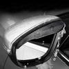 2pcs Car Side Rear View Mirror Rain Eyebrow Visor Carbon Fiber Look Sun Shade Snow Guard Weather Cover Auto Accessories