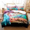 Colombian Reggaeton Icon Karol G Mañana Será Bonito Pink Angel Bichota Album Collage Bedding Set 1 Duvet Cover + 2 Pillowcases