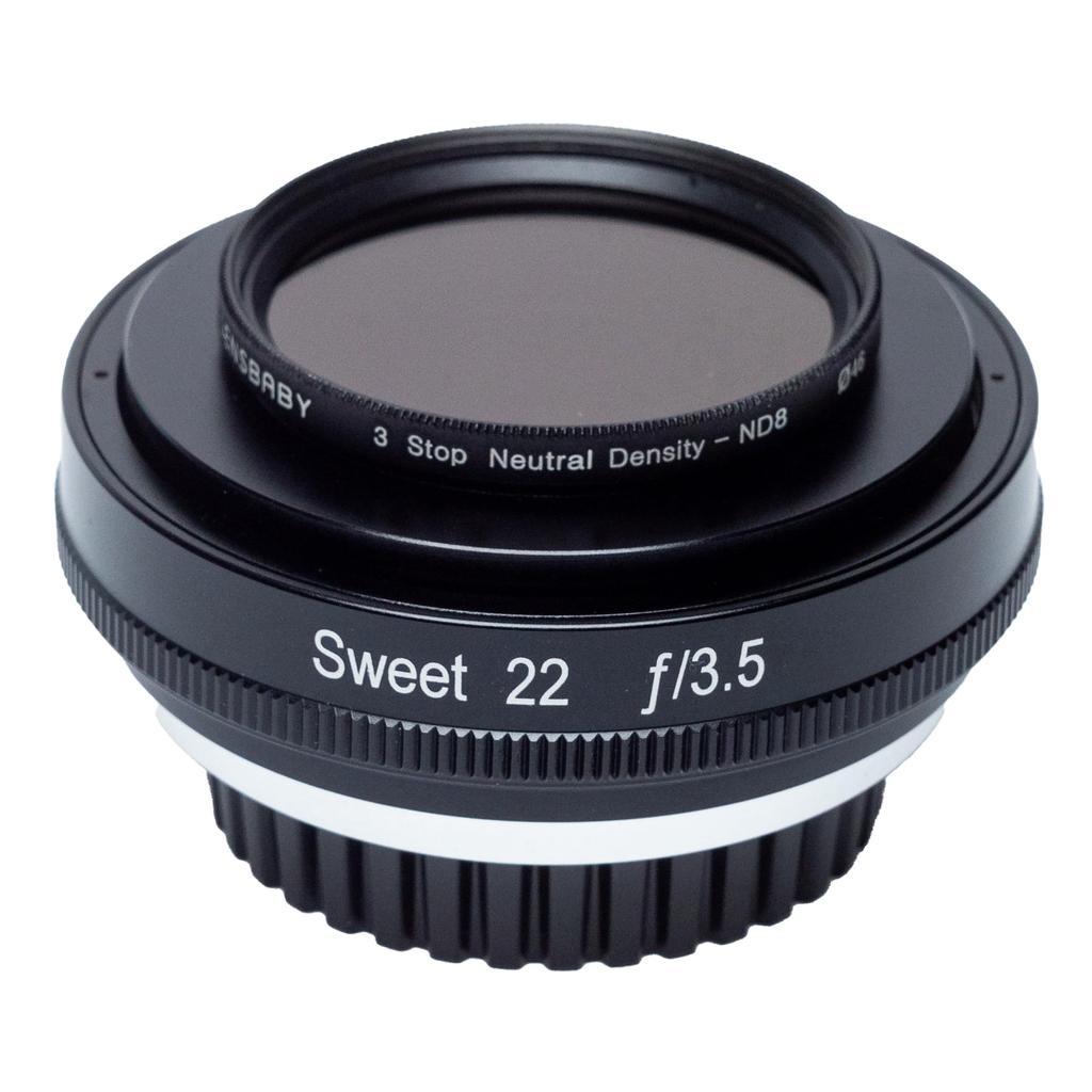 Lensbaby Single Focus Wide Angle Lens Sweet 22 Kit for Fujifilm X 22mm Manual Focus ND Cloth Included F3.5 Filter/Lens Case/Lens