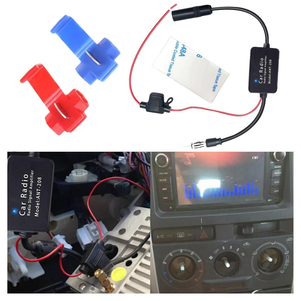 Car Antenna Booster, FM Antenna Booster - Car Radio Antenna Booster Car FM