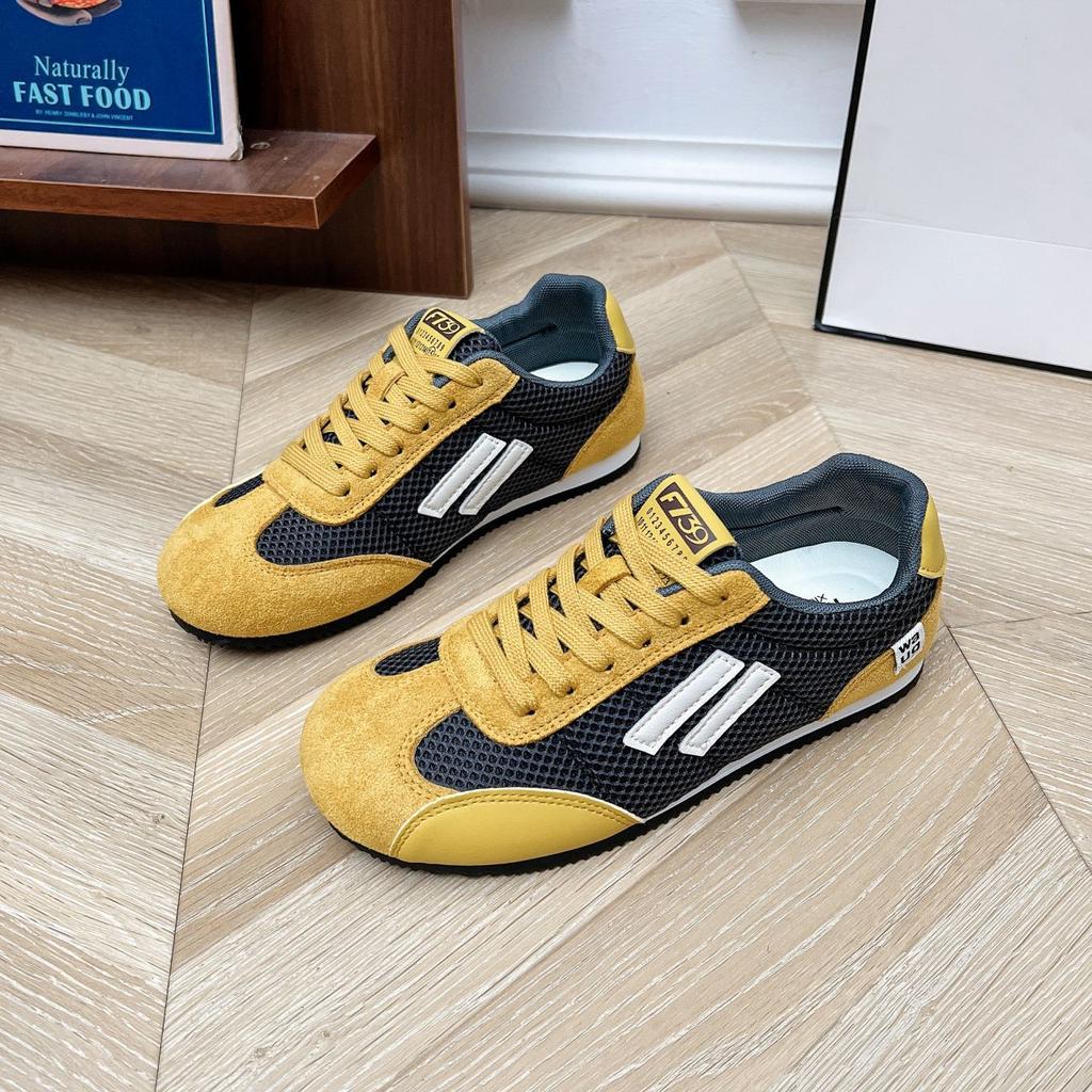 22 new summer breathable mesh Forrest Gump shoes retro color matching light leisure sports moral training shoes