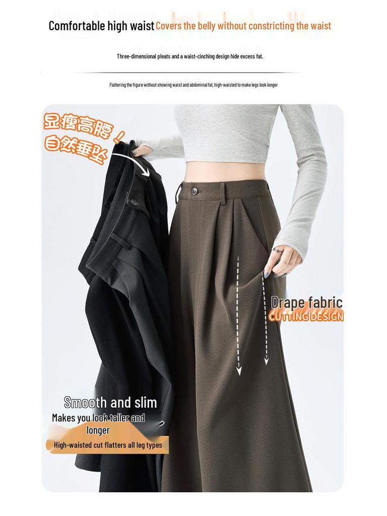 Women's High-Waisted Gray Cropped Pants - Flattering and Slimming for Spring/Summer 2026