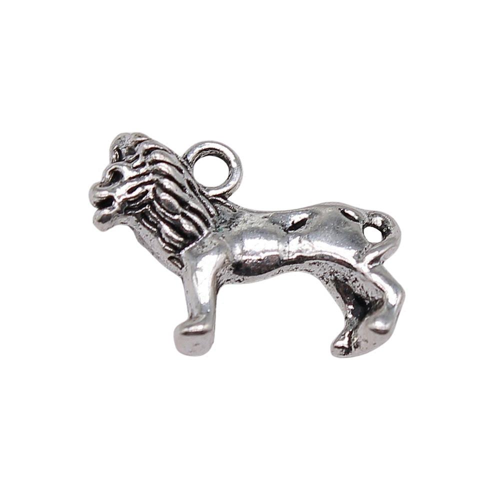 Retro Leopard Charms Metal Animal Pendants For Jewelry Making Handmade Supplies