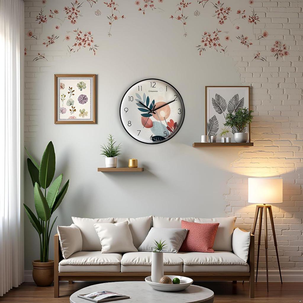 Stylish Latest Wall Clock for Living Room, Bedroom, Hall, Office | Fancy Luxury Designer Wall Watches for Home Modern Big Size Clock