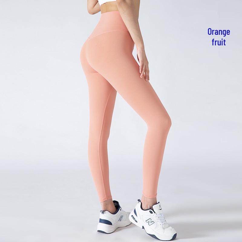 Korean Style Nude Feeling Women's High Waist Butt Lifting Yoga Pants - Barbie Fitness Sports Leggings