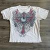 Classic Y2k Gothic Style Tshirt Print Oversized T Shirt High Street Shirts Gothic Round Neck Cotton Tops New Unisexs Unisex T Shirt