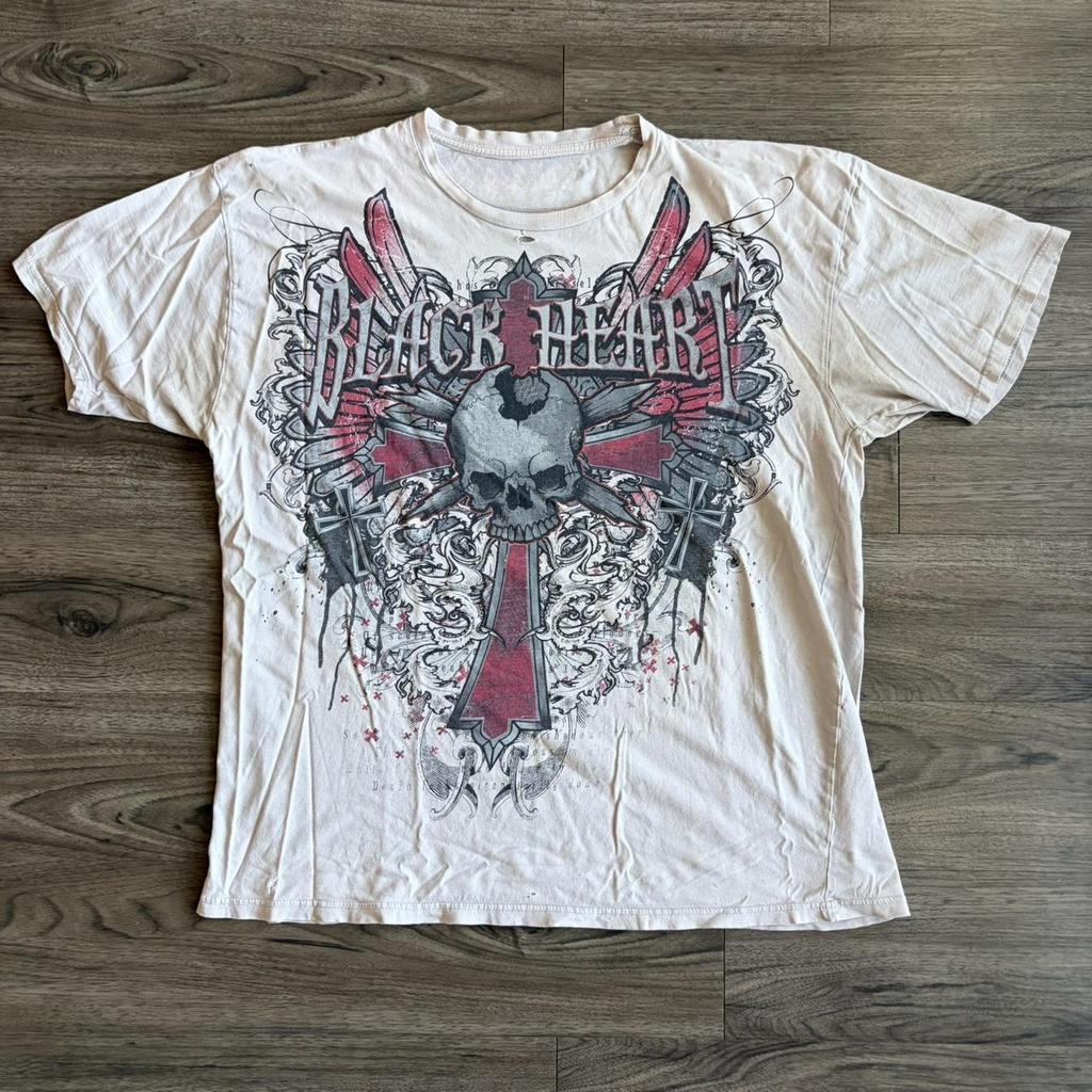 Classic Y2k Gothic Style Tshirt Print Oversized T Shirt High Street Shirts Gothic Round Neck Cotton Tops New Unisexs Unisex T Shirt