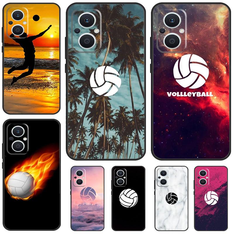 Volleyball Sport Case For OPPO Reno 10 8 7 4 5 6 Lite 2Z 4Z 5Z OPPO Find X5 X6 Pro X2 X3 Lite Neo Back Cover