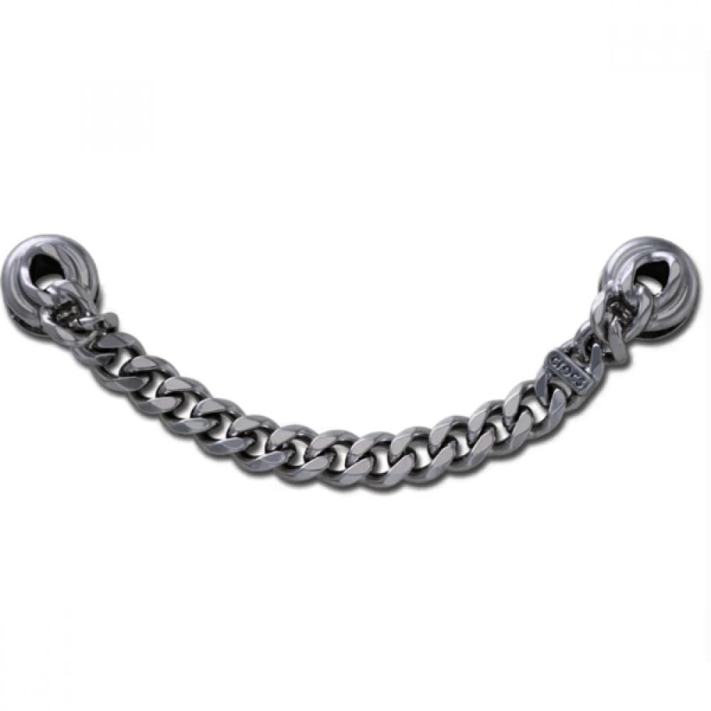Crocs Silver Flat Curve Chain Jibbitz Pack FREE