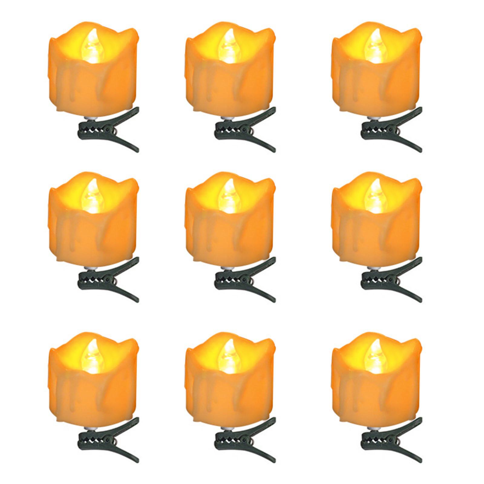 

Светодиодная имитация электронной свечи, реалистичное пламя, создающее уютную атмосферу One Size жёлтый