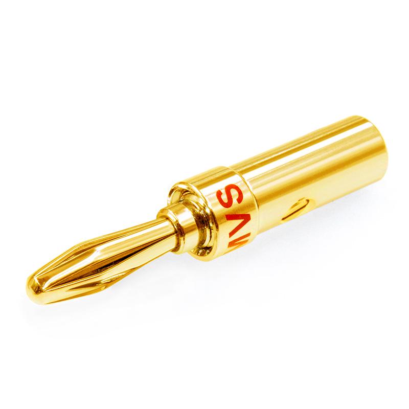 

Moyin MVS 4MM Pure Copper Gold-Plated Solderless Banana Plug Connector for Speakers