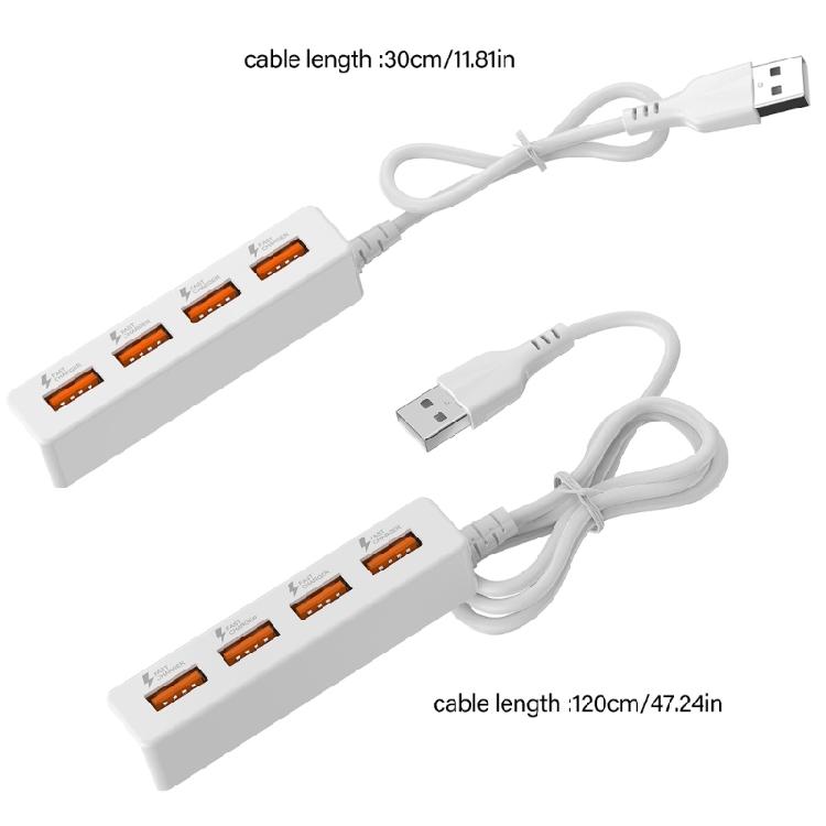 4 in 1 USB2.0 Splitter Cable for Charging USB Male to 4 USB2.0 Female Extender Cable Data Charging Split Adapter