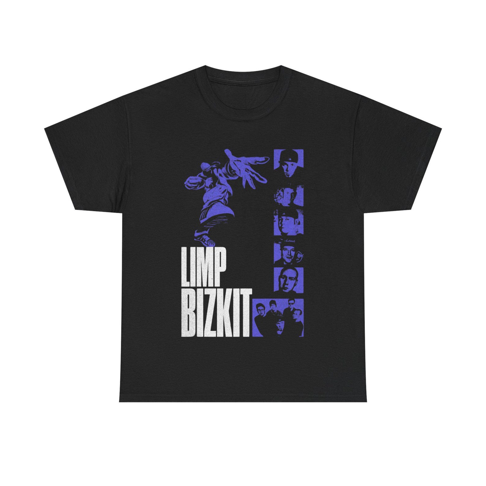 Y2K 90s Retro Limp Biskit Inspired Parody Music Graphic Adult Unisex T shirt M