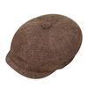 New Classic Hat for Men Caps Vintage Vintage Tweed Beret Hat Flat Peaked Cap Street Hats for Women Men