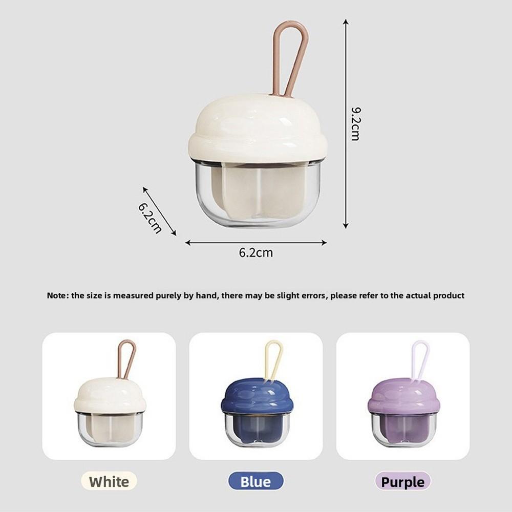New Mini Pill Storage Box Moisture-proof Four-compartment Portable Pill Box Transparent Pill Dispensing Box Pill Storage