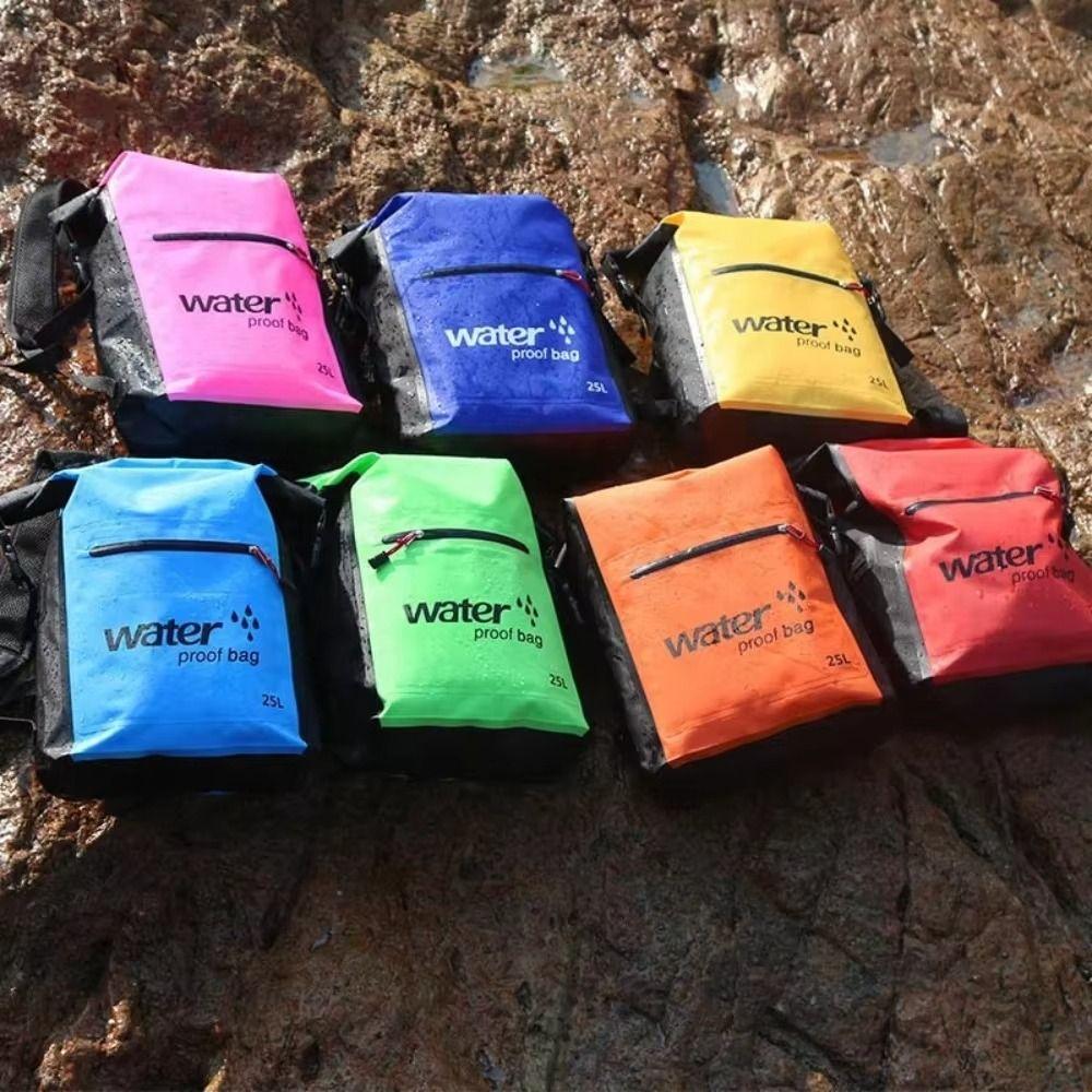 Dry Storage Bag Swimming Backpack Large Capacity Rafting Bucket Bag  River Trekking