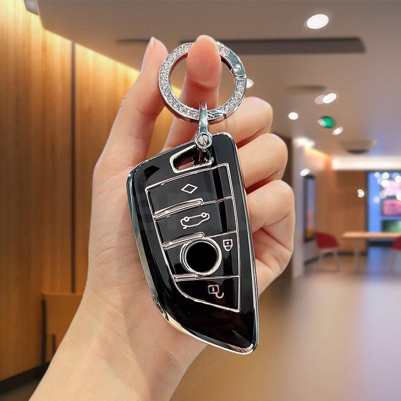 Tpu Shell For Bmw F30 G20 G30 G01 F15 F16 G02 G05 F34 1 2 3 4 5 6 7 Series X1 X3 X4 X5 X6 X7 F10 F20 Bag Car Key Case Keychain