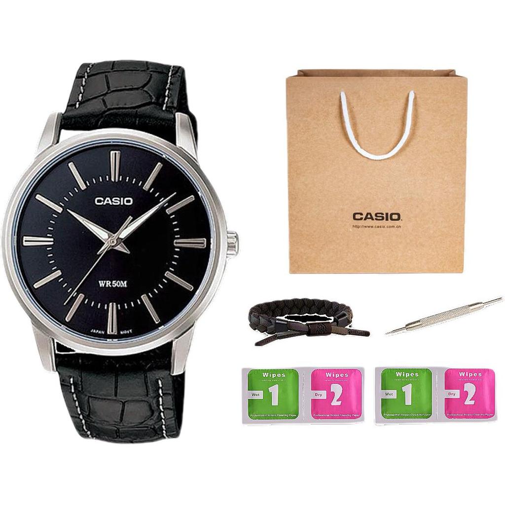 CASIO Men Standard Series Black Watch MTP-1303PL-1AVEF