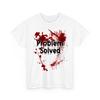 Problem Solved Halloween Print Unisex T-Shirt