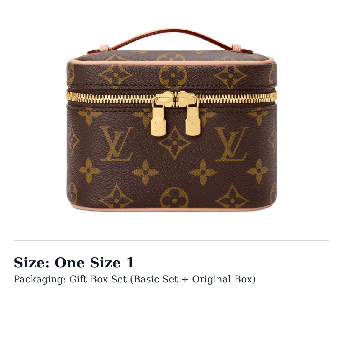 LOUIS VUITTON Nice Monogram pārklāta audekla