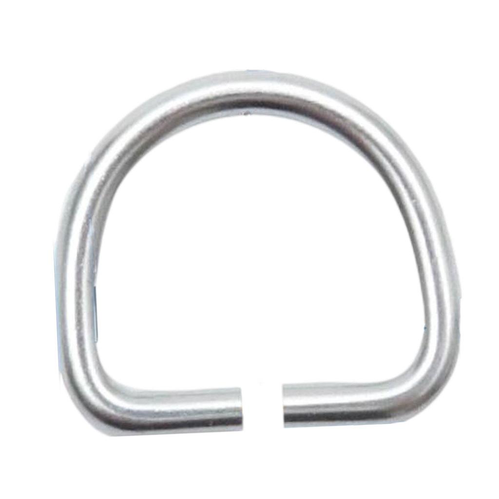 D Metal Stainless Steel Buckle Strap Connector Hardware for Diving Accessories Sewing Purse Making
