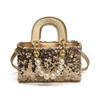 Korean Style Fashion Glitter Girls Shoulder  Sweet Pearl Crossbody  Mini