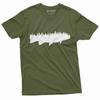 Men's Flora Fauna Fishing Forest T-shirt Nature Tee Shirt Cool Birthday Gift