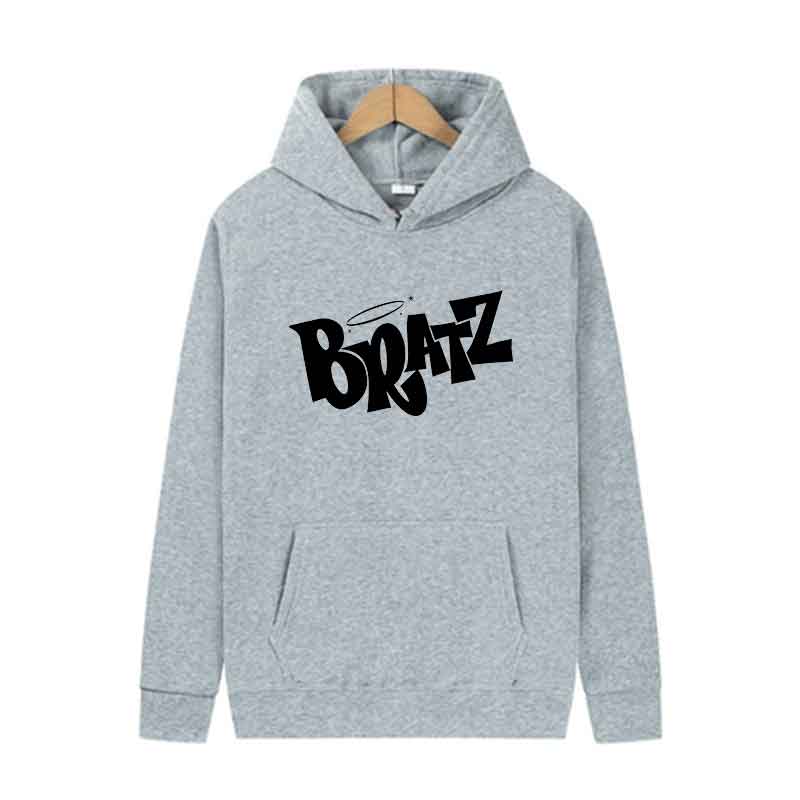Trendige Vielseitige Hoodies Retro Kapuzenpullover Langarm Sweatshirts Mode Y2k Stil Unisex Streetwear Print Oberteile