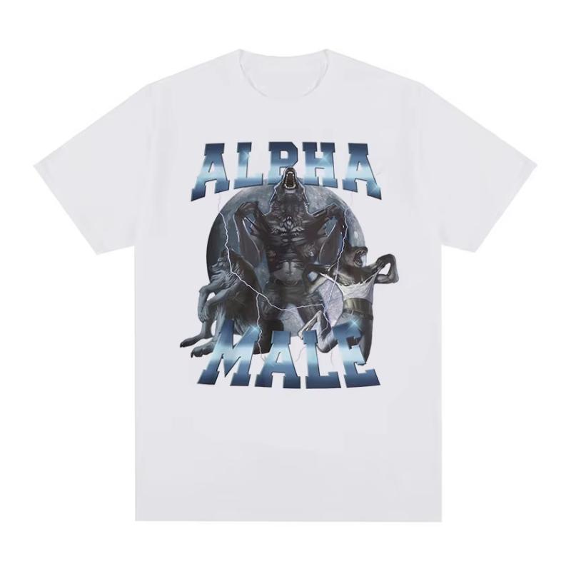 

Limited Alpha Male Vintage Wolf Graphic T Shirts Men s Fashion Gothic Clothing T-shirt Funny Unisex Cotton Oversized Tshirt 5XL різнокольоровий
