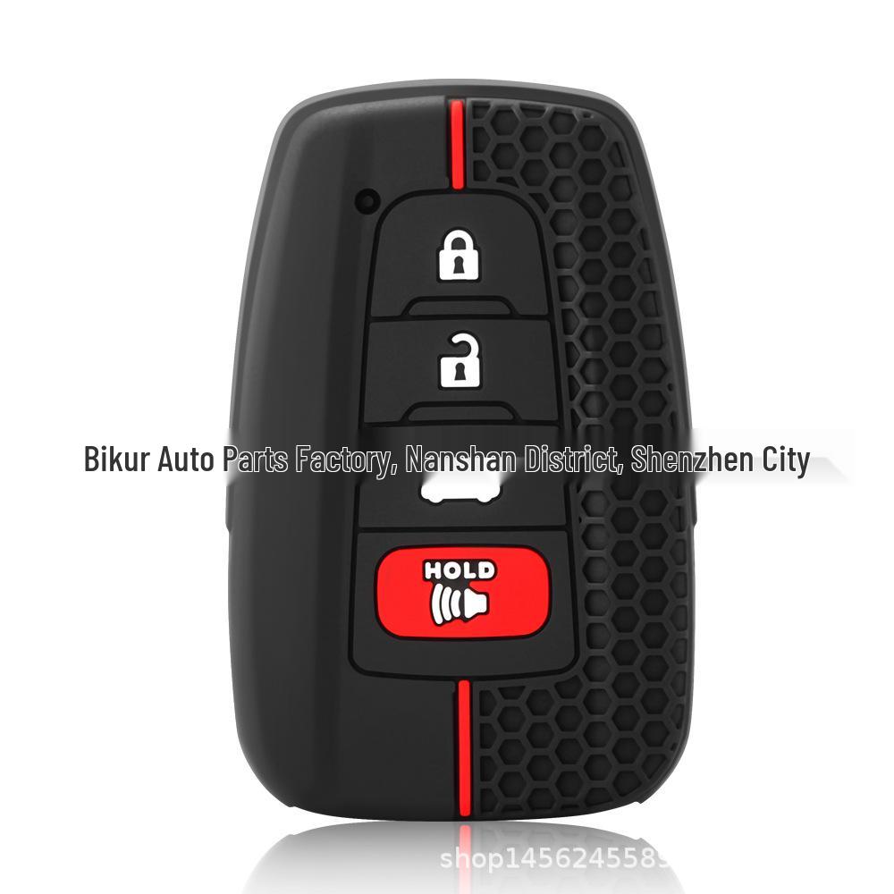 

Toyota Remote 2+1 Button Honeycomb Silicone Key Cover for Corolla, RAV4, Camry, Avalon, Prado
