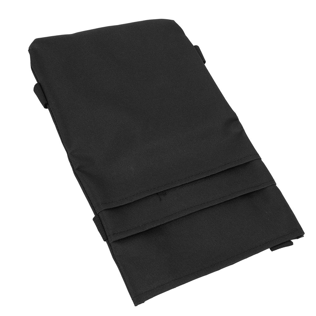 Bolsa para Muleta Tecido Oxford Fixação com Alça Multifuncional Portátil Bolsa para Muletas 7,87x11,81 pol Preta