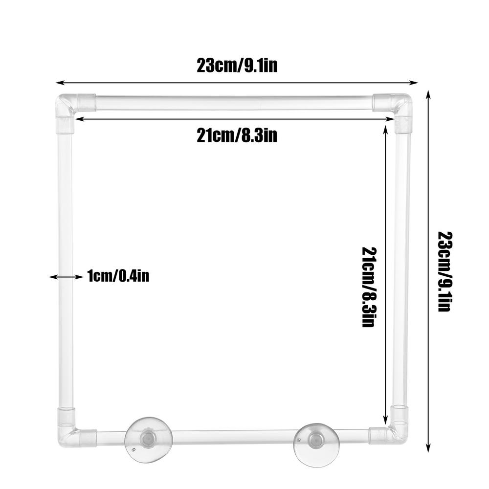 

Aquarium Feeding Ring Fish Feeder Betta Feeder Ring Fish Tank Feeder with Suction Cups Fish Food Feeder Plant Corral Aquarium