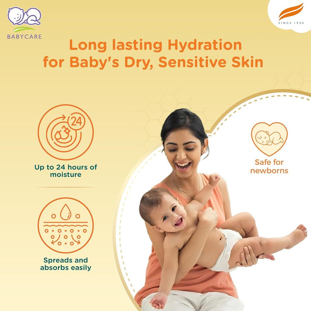 Himalaya Baby Cream with Pure Cow Ghee & Aloe Vera, 200ml, Moisturizing Sensitive Skin Care
