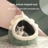 English Short Hair Cat Bed With Warm Pp Cotton For All Season Comfort