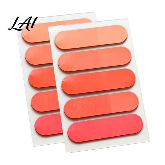 Clear Annotation Tabs 2 Pack Translucent Index Tabs Sturdy PET Rounded Corners Stickers Gradient Multi Color Memo Flags Self Adhesive for