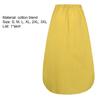 Sunmmer Women Waist Plus Size Large Hem High Blend Cotton Pocket Maxi Skirt Streetwear