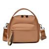 Casual multilayer messenger bag spring new fashionable versatile texture simple portable shoulder bag