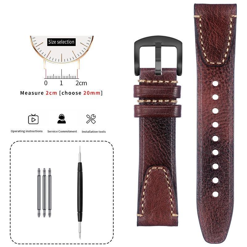 Leather watch strap men For original Jaeger-LeCoultre REVERSO DUOFACE SMALL SECONDS 3988482 MONOFACE Q3858522 Cowhide watchband